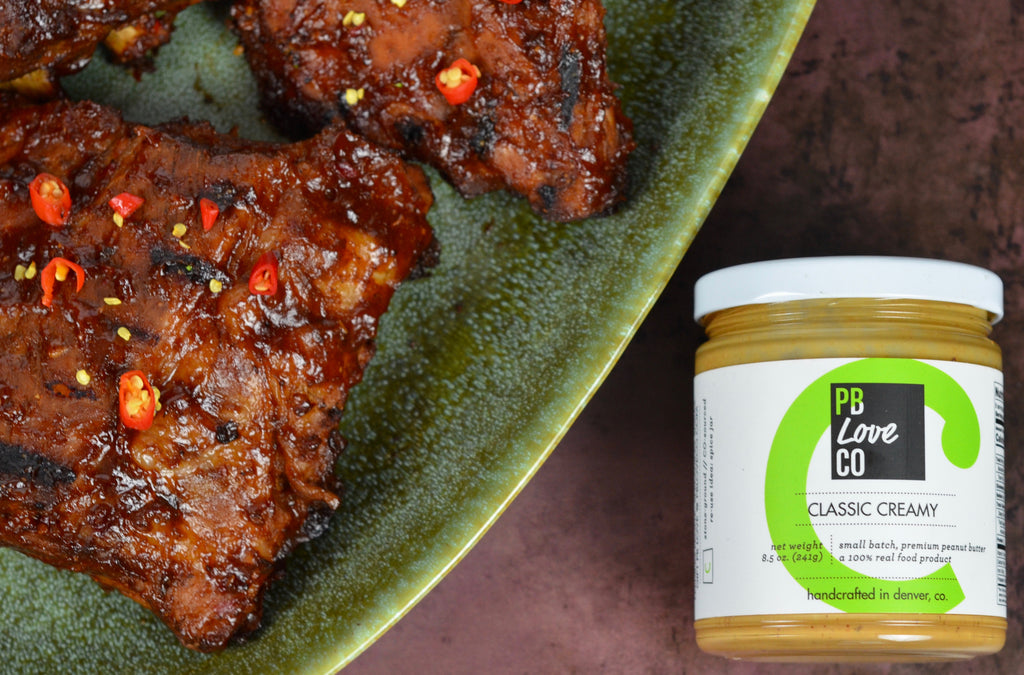Thai BBQ Ribs with Classic Creamy Peanut Butter BBQ Sauce