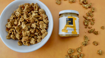 Granola with Smooth Almond Butter