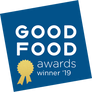 PB Love Co Salty Peanut Nut Butter named a Good Food Awards winner 2019, badge image.