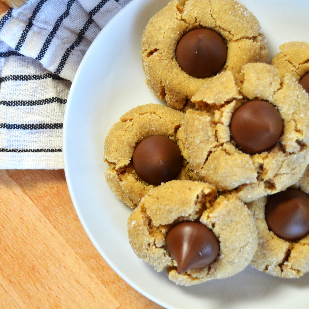 Peanut Butter Blossoms with Classic Creamy