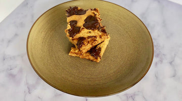 Chickpea Blondies with Classic Creamy Peanut Butter