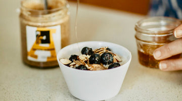 Overnight Oats with Smooth Almond Butter