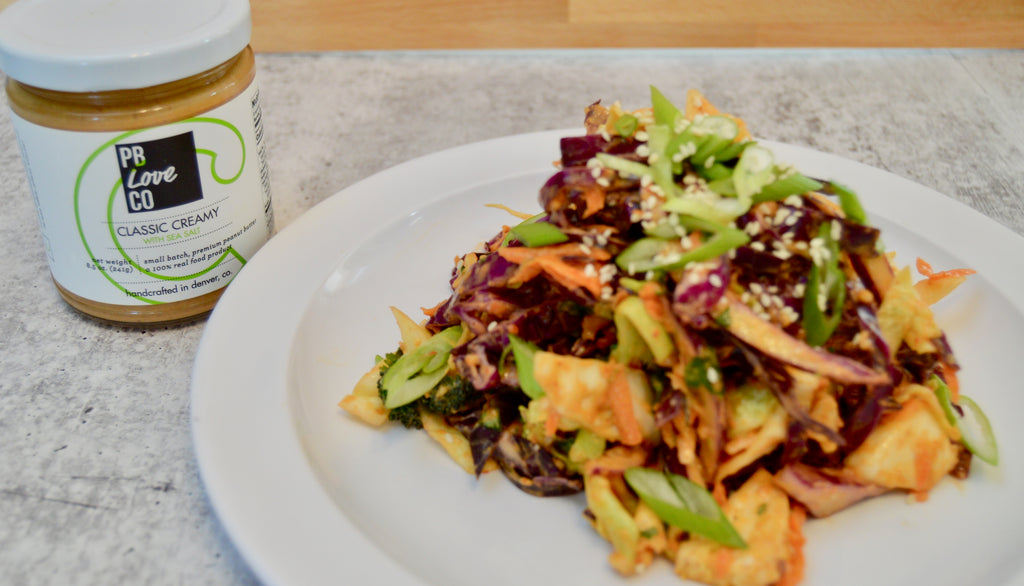 AllNatural Peanut Butter Asian Slaw With Miso