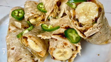 Spicy Pean-anna Wrap With Salty Peanut Butter